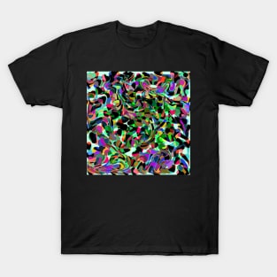 Abstract dance of hearts T-Shirt